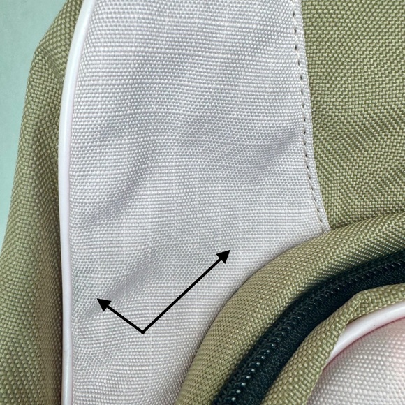 NIKE Varsity Backpack Large/3 Section/Light Brown and Pink/School/Work/Casual - Picture 11 of 15